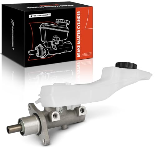 A-Premium Brake Master Cylinder with Reservoir and Sensor Compatible with Mazda Vehicles - 3 2004-2013 - Replace# BPYS4340ZB, BPYS4340ZR0B - Image 1