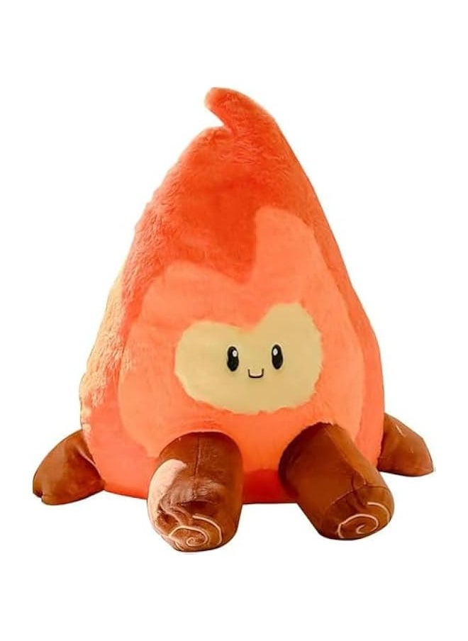 Flame Plush Toy，Smiling Fun Filled Flame Pillow, 16 Plush Flame Character Stuffed Toy Pillow, Soft Plush Toy for Children's Birthday Gift (Smile)  - Image 1