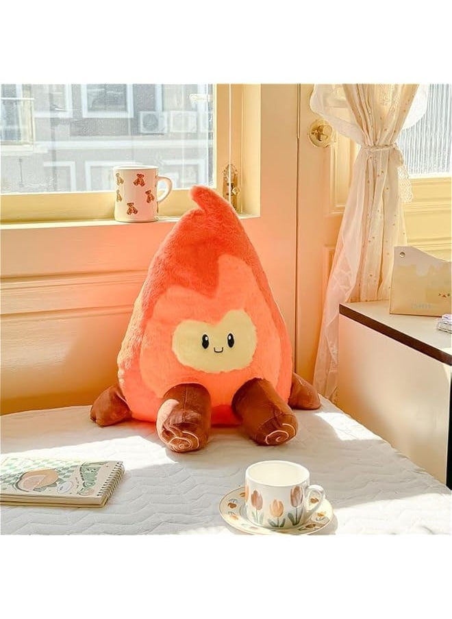 Flame Plush Toy，Smiling Fun Filled Flame Pillow, 16 Plush Flame Character Stuffed Toy Pillow, Soft Plush Toy for Children's Birthday Gift (Smile)  - Image 4