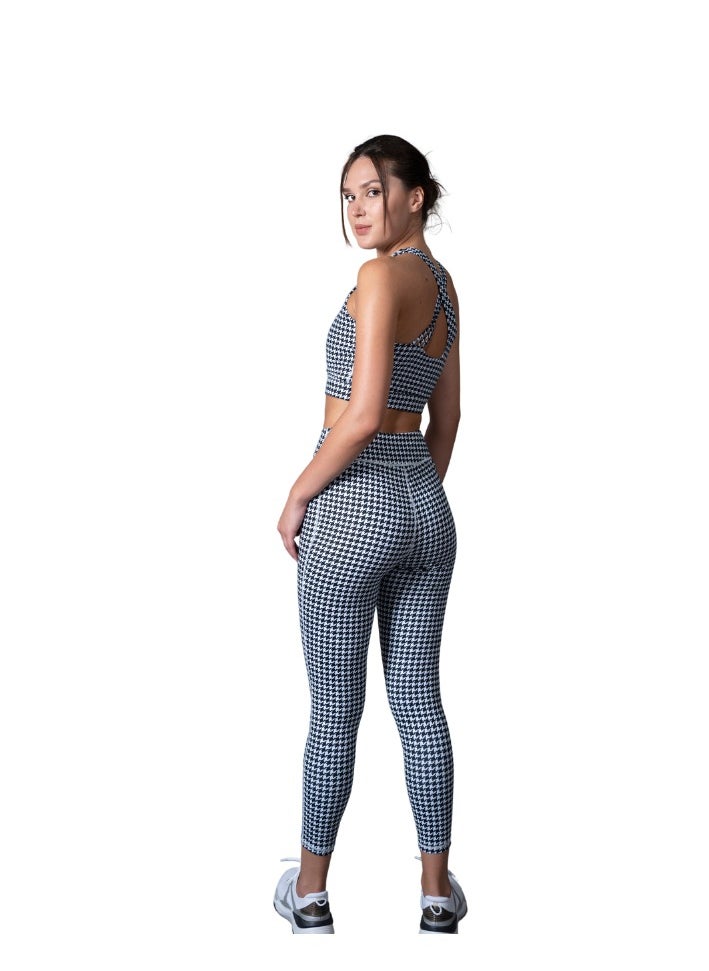 Mei Lifestyle Women's Crop Top With High Waist Leggings Set Active Wear  - Image 2