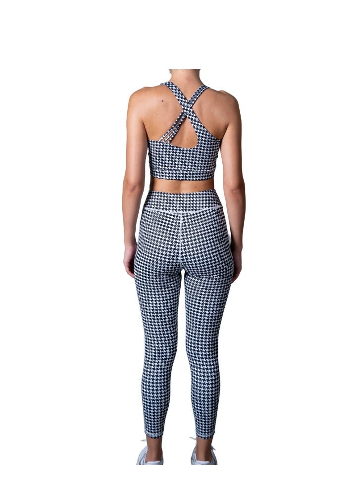Women's Crop Top With High Waist Leggings Set Active Wear