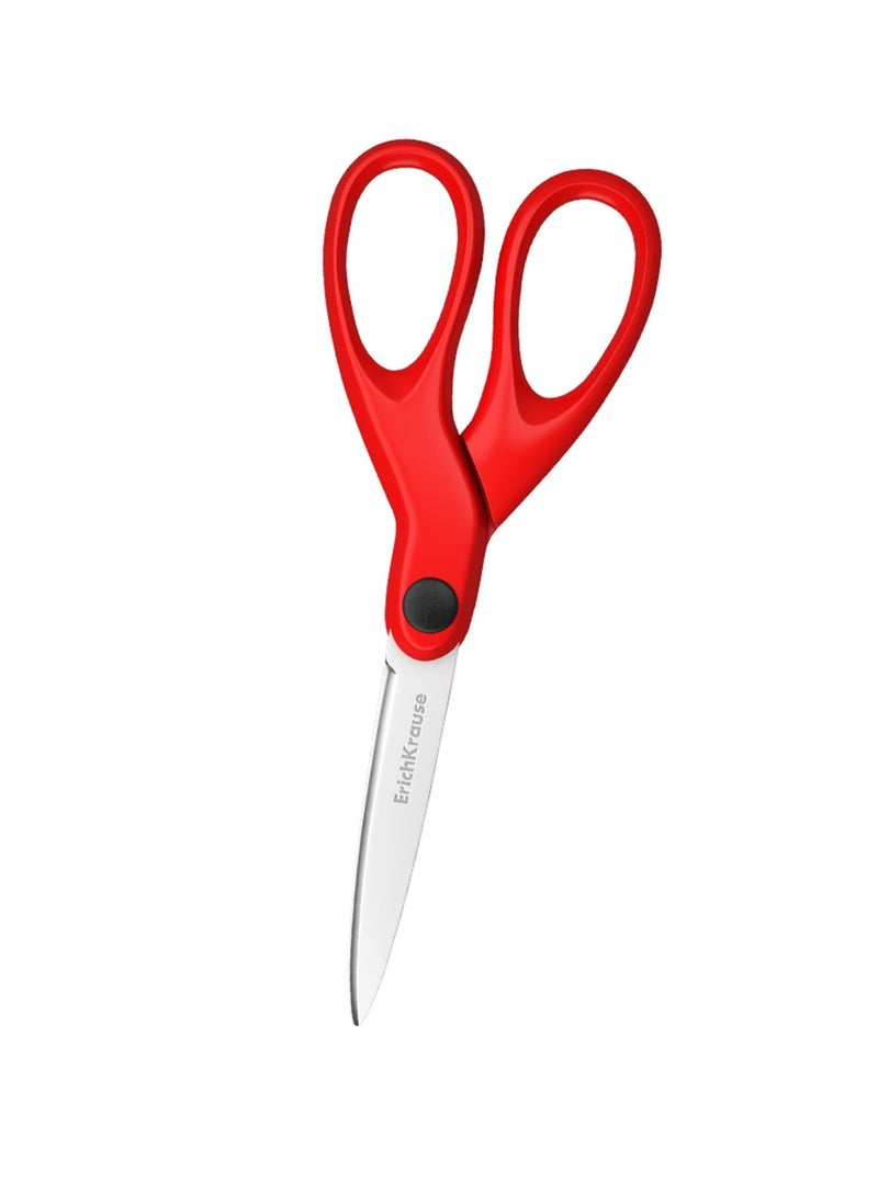 ErichKrause 1-Piece Unity Stainless Steel Scissors 16cm Size With Red Handles - Image 3