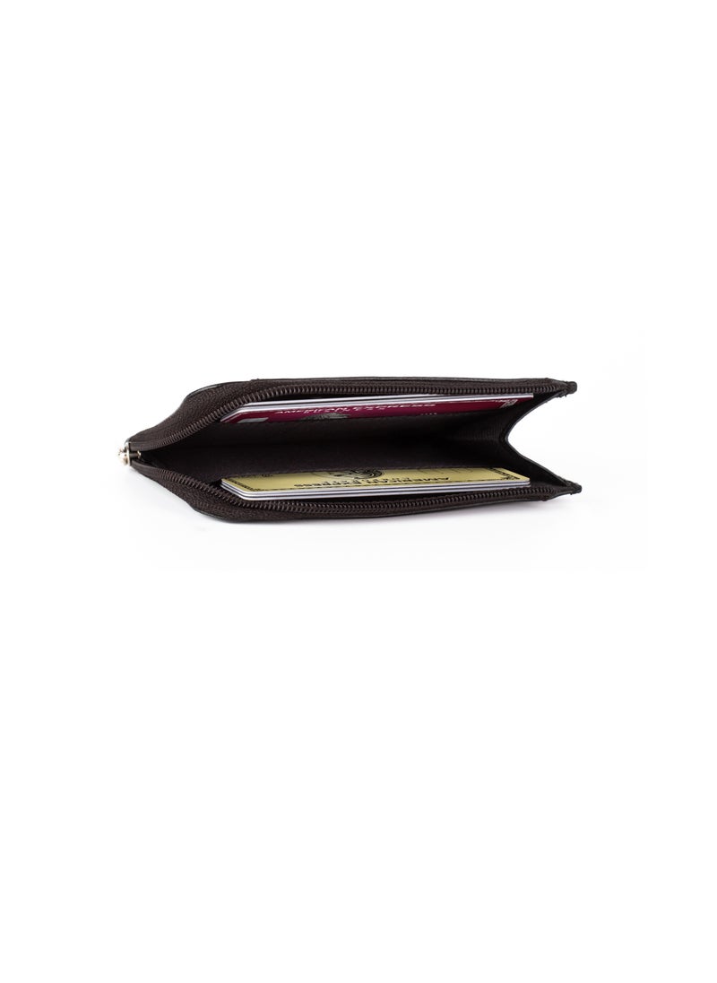 SKENZBI - Slim Wallet for Women with Coin Purse and Credit Card Holder  RFID Protection Black - Image 1