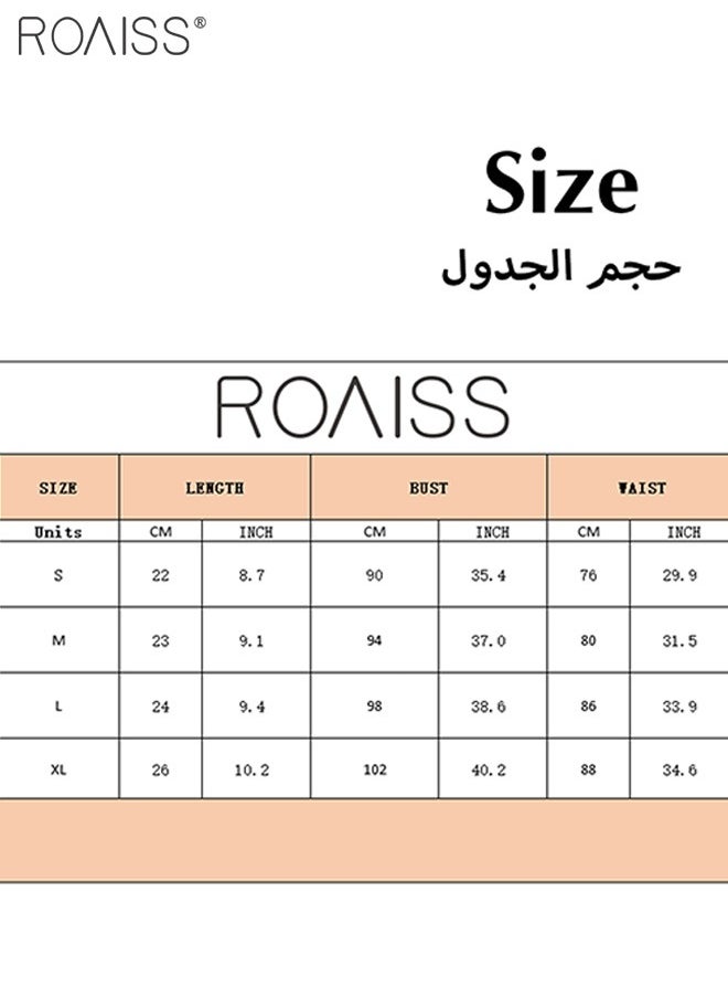 roaiss 5-Piece Women'S  Underwear Mesh Chain Spliced Steel Hoop Bra With Adjustable Shoulder Straps And No Chest Pads High Waisted Thong And Garter With Leg Loop Link Design  - Image 5
