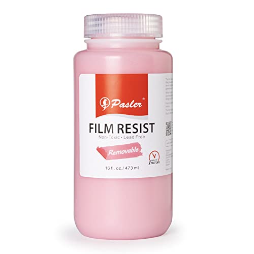 Pasler Film Resist,Latex Resist, for Pottery Bisque or Greenware,removable water-based film,16 fl oz / 473 ml - Image 2