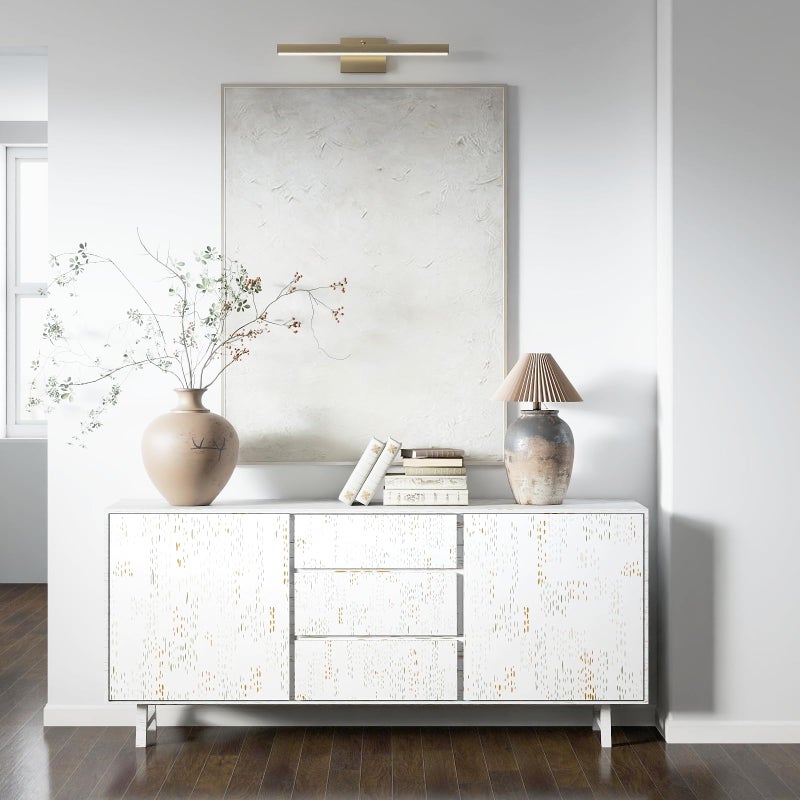 Timeet Modern Peel and Stick Wallpaper 17.3" x 80" Self Adhesive Wallpaper Boho Contact Paper White Geometric Wall Paper Removable for Bedroom Bathroom Modern Minimalist Wall Decor Vinyl - Image 5