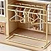 Minamzee 112 Dollhouse Metal Garment Rack Set with 3Pcs Gold Clothes Hangers Dollhouse Mini Clothes Storage Furniture Accessories for BedroomLiving RoomShower Supplies - Image 2