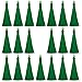 VAPKER VAPKER 20pcs Green Tassel Mini Silk Tassels for Craft Jewelry Making Woman, Handmade Soft Ice Silky Tassels with Loops  - Image 2