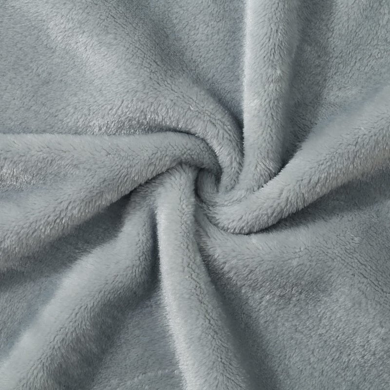 CREVENT 30''X40'' Small Fluffy Warm Toddler Baby Blanket for Boy Infant Toddler Crib Cot Stroller - Grey Lion - Image 5