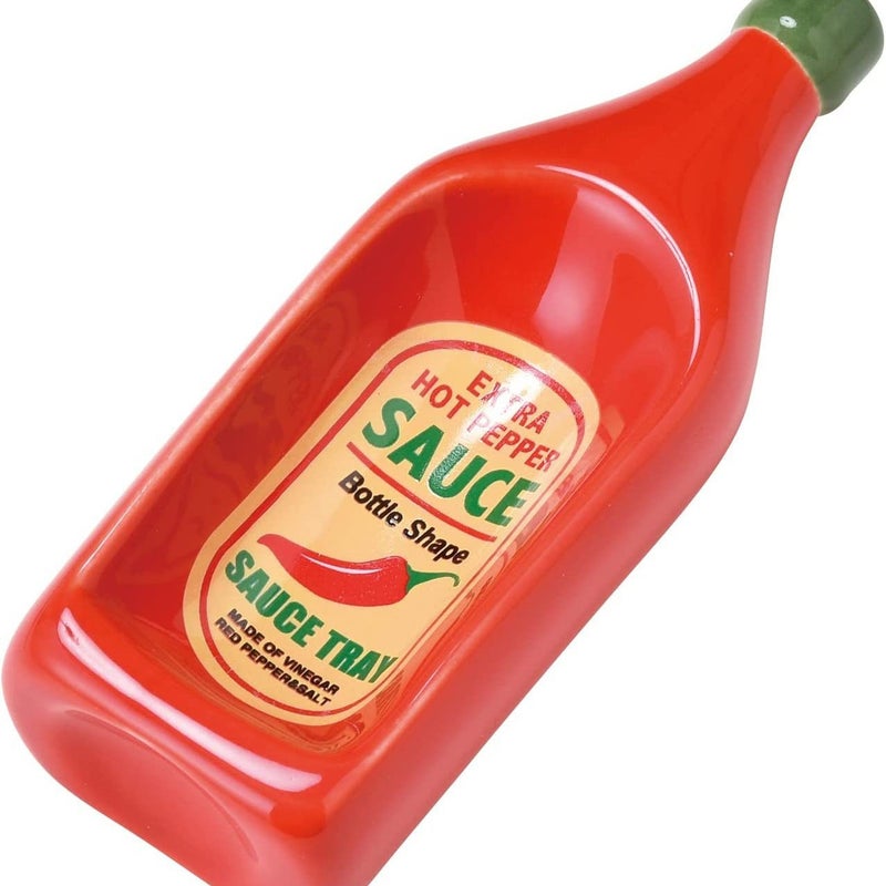 Creative Extrusion Ketchup Bottle Modeling Sauce Dish Ceramic Sauce Dish Wasabi Dish Vinegar Dish Sauce Dish - Image 1