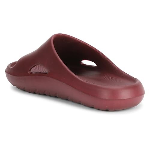 Aqualite NEO-369 Casual Slide Slipper for Women dailywear Slip-ons Anti-Skid, Waterproof EVA Slide Flipflop Cherry - Image 5