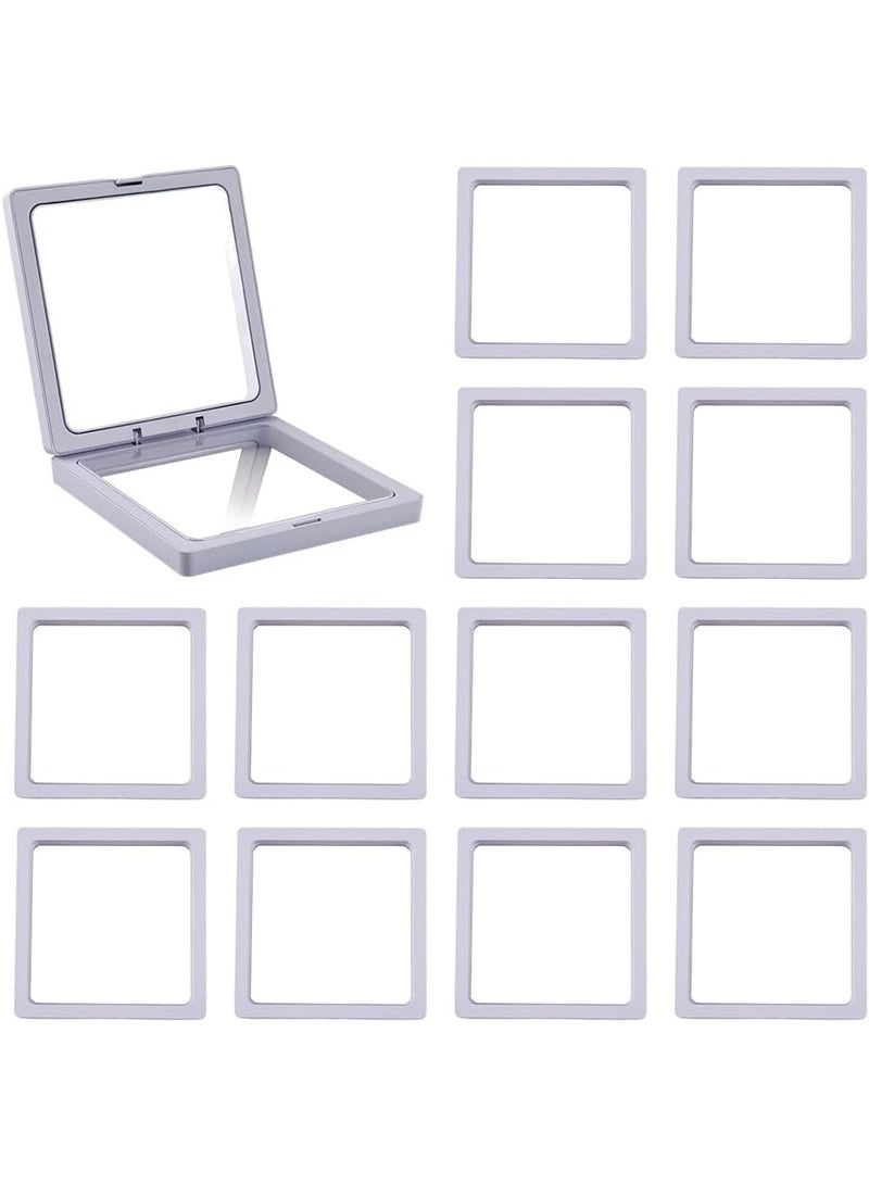 12 قطعة المعرض 3d المجوهرات إطار العائمة - Image 1