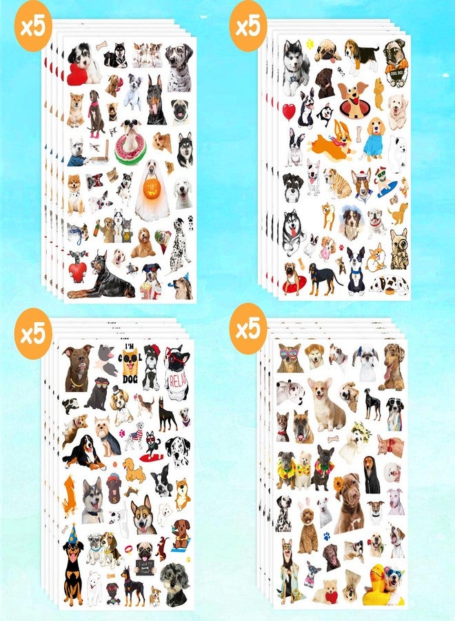 Omlisca Puppy Dog Stickers 650 Pieces Cute Pet Puppy Stickers for Kids Animal Dog Theme for Water Bottle Scrapbook Envelope Laptop Decor Small Puppies Birthday Party Favors Gifts Bags Classroom Rewards - Image 3