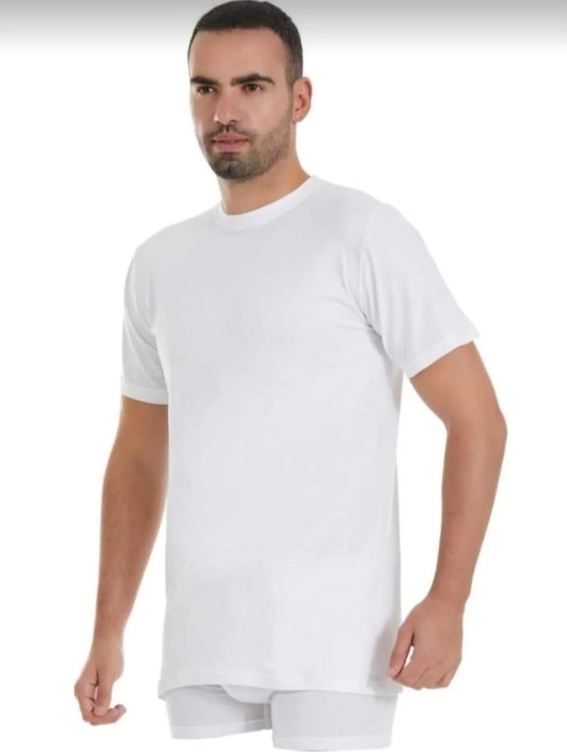 Yıldız Star 56 Men's Rib Short Sleeve Doctor Collar Undershirt 10 Pieces  - Image 1