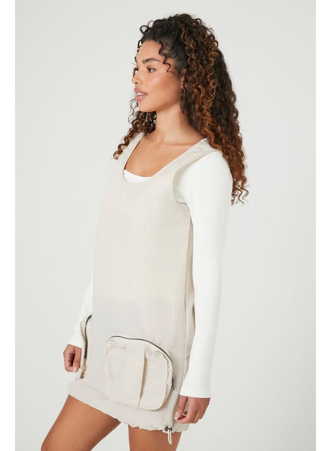 FOREVER 21 Cargo Pocket Mini Dress - Image 3