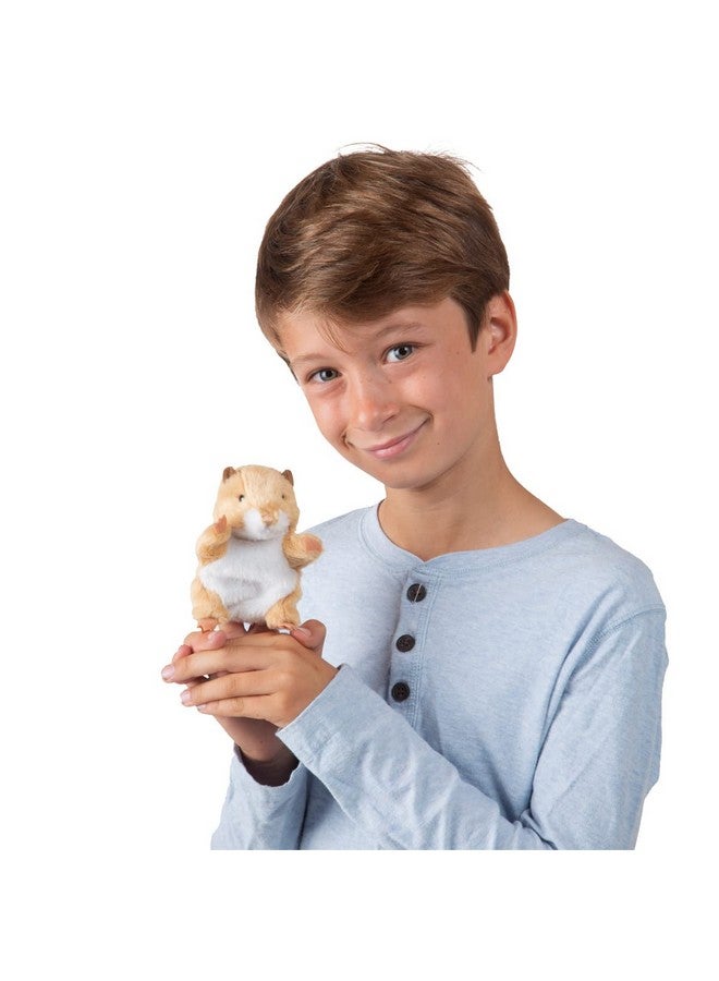Folkmanis Mini Hamster Finger Puppet - Image 2