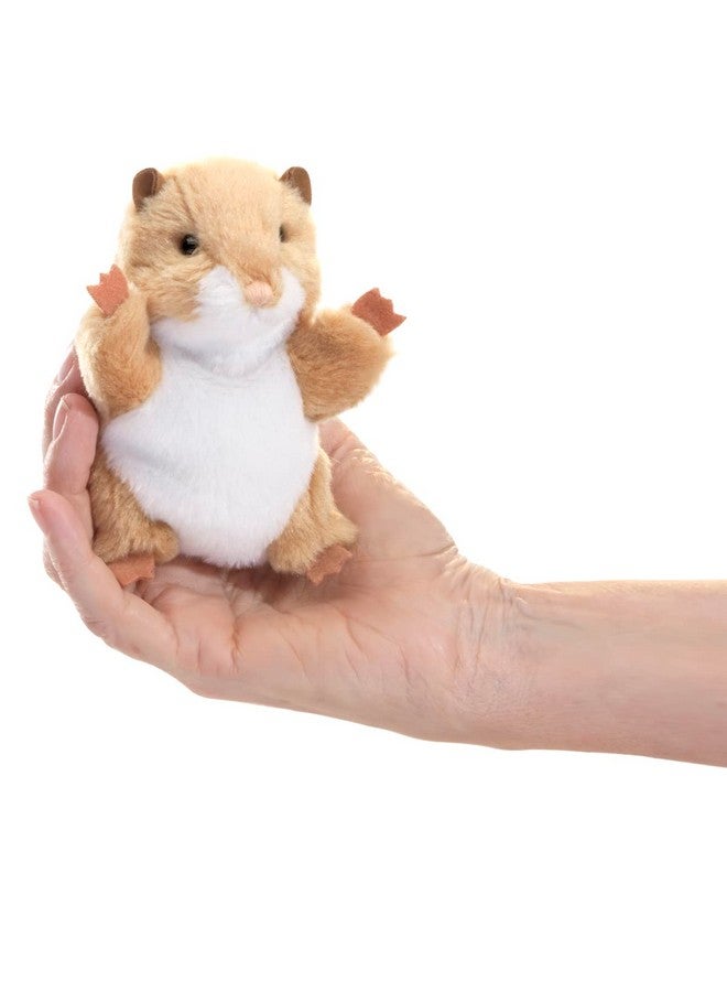 Folkmanis Mini Hamster Finger Puppet - Image 1