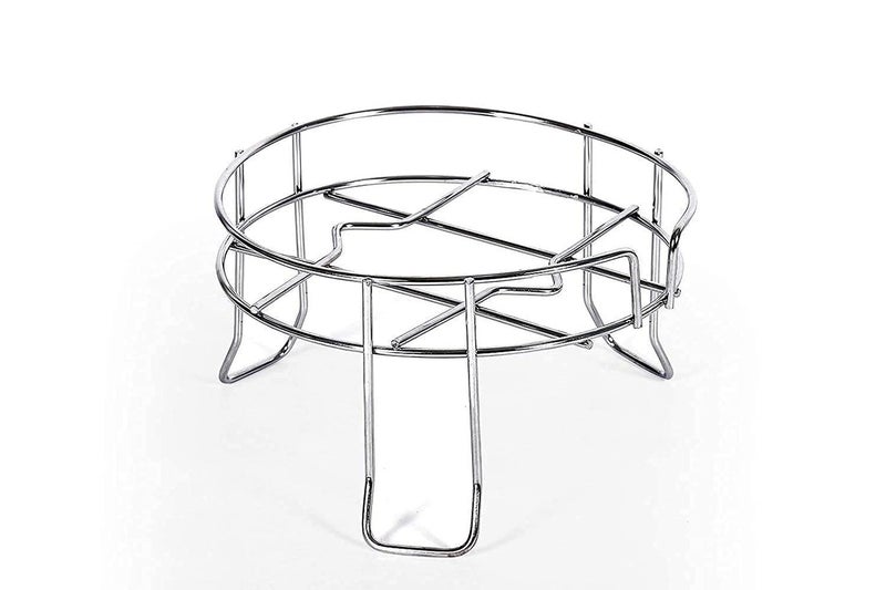 Dhavl Heavy Stainless Steel Chrome Plated Fancy Water Matka and Pot Stand Matka Stand For Kitchen Silver Standard