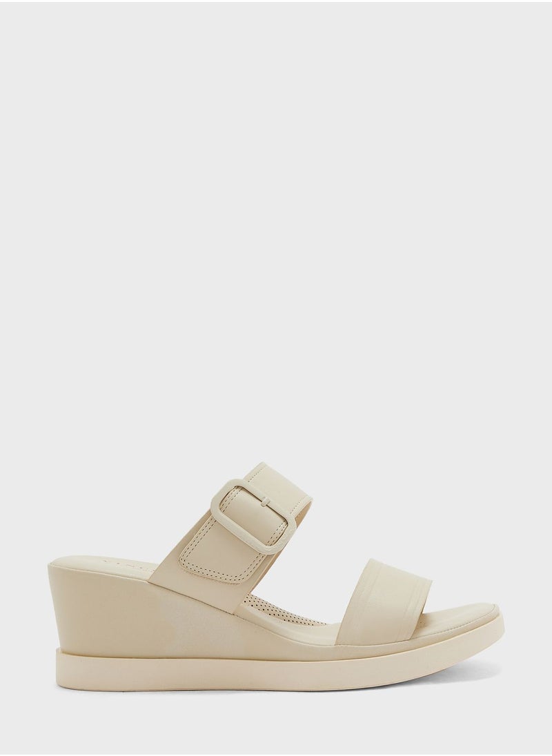 Vincci - Double Strap Wedge Sandals - Image 1