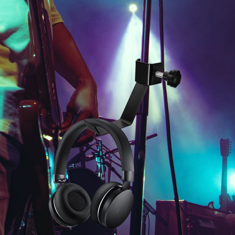 🎸 حامل سماعات قابل للتعديل لسماعات الألعاب والقيثارات بتصميم معدني متين - Image 3