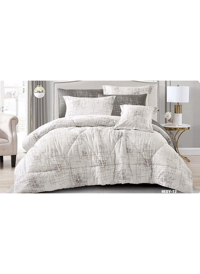 Dream road 7 Piece Double Cotton Comforter Set 