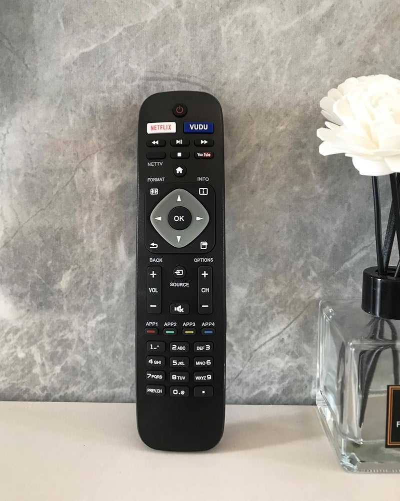 BOMAZ Universal Replacement Remote Control for Philips 40PFL4908/F7 43PFL5603/F7 50PFL5603/F7 55PFL5603/F7 65PFL5603/F7 65PFL5703/F7 65PFL5903/F7 75PFL5603/F7 Smart TV - Image 2