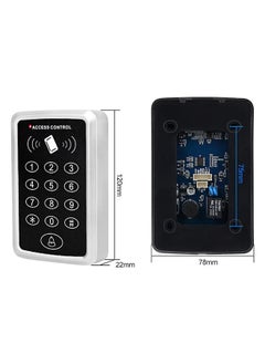 XiuWoo RFID Keypad Keyboard Access Control Touch System Door Lock 10 Keys Cover Alarm  - Image 4