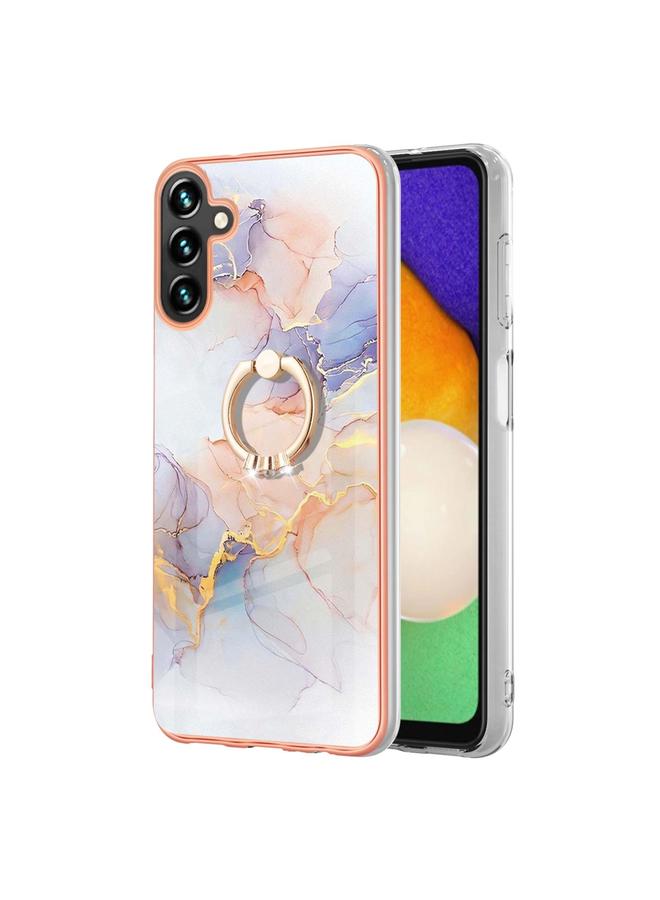 اس-توب جراب لهاتف Samsung Galaxy A55 5G مطلي بالكهرباء IMD TPU مع حلقة - Image 2