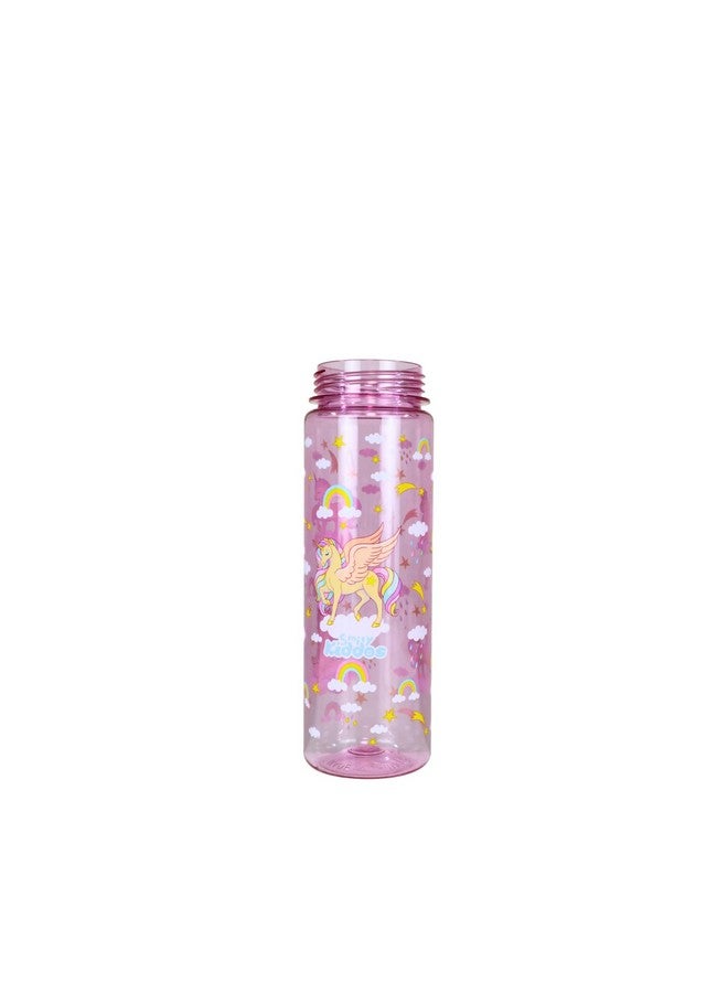 Smily Kiddos 680 ml Straight Water Bottle/Boy/Girl/Baby/ (6-10 Years) -pink & Blue Width-6.8cm Length-24.5cm - Image 3