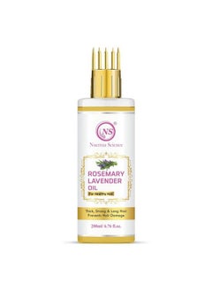 Nuerma Science Rosemary_Lavender Oil With Comb Applicator For More Deep Nourishment & Strong Healthy Hair200 Ml  - Image 3