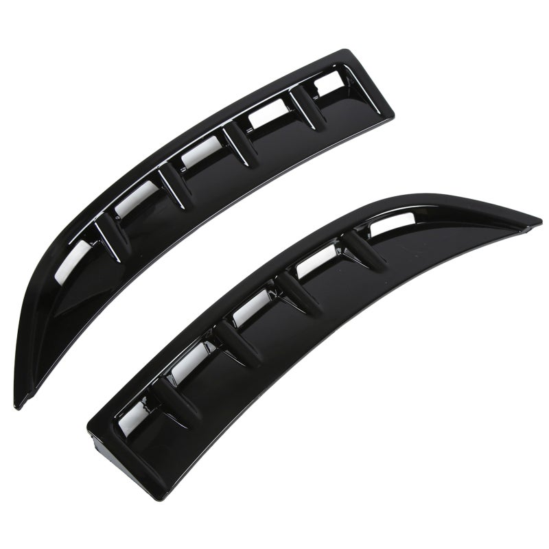 Front Bumper Canard Spoiler Fins Replacement For Mercedes Benz CLA C118/X118 AMG-Line 2020+ - Glossy Black ABS Scratch Protection Side Splitter Trim For Sporty Exterior - Image 2