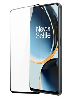 DUX DUCIS 9D Tempered Glass Screen Protector, Designed for OnePlus Nord CE 3 Lite/Nord N30, Medium Alumina Glass Film Full Glue HD Clear Phone Screen Protector - Black