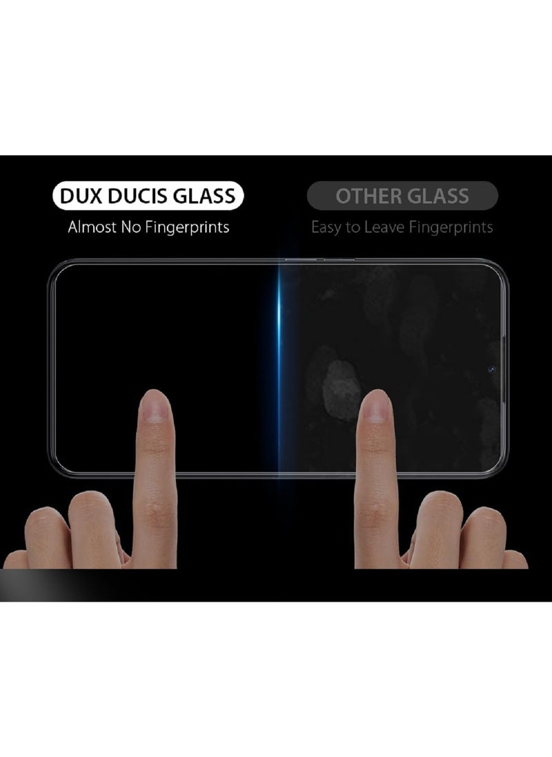 DUX DUCIS - DUX DUCIS 9D Tempered Glass Screen Protector, Designed for OnePlus Nord CE 3 Lite/Nord N30, Medium Alumina Glass Film Full Glue HD Clear Phone Screen Protector - Black - Image 1