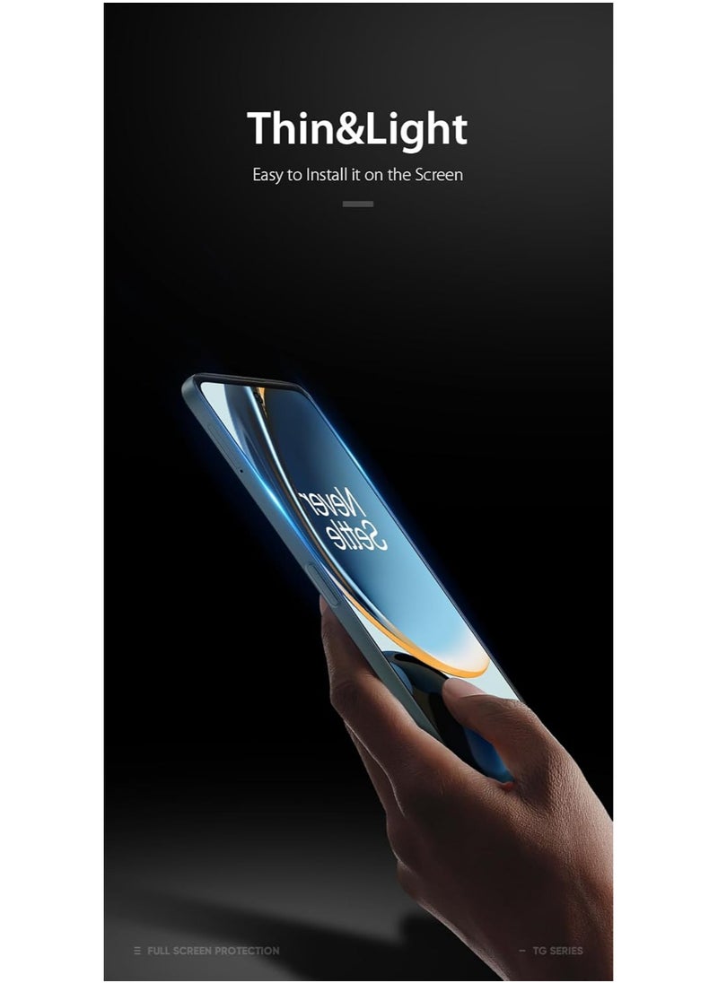 DUX DUCIS - DUX DUCIS 9D Tempered Glass Screen Protector, Designed for OnePlus Nord CE 3 Lite/Nord N30, Medium Alumina Glass Film Full Glue HD Clear Phone Screen Protector - Black - Image 1