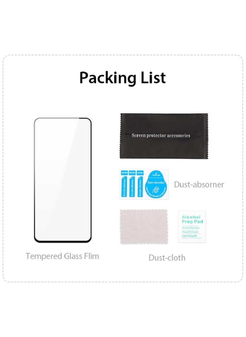 DUX DUCIS - DUX DUCIS 9D Tempered Glass Screen Protector, Designed for OnePlus Nord CE 3 Lite/Nord N30, Medium Alumina Glass Film Full Glue HD Clear Phone Screen Protector - Black - Image 1