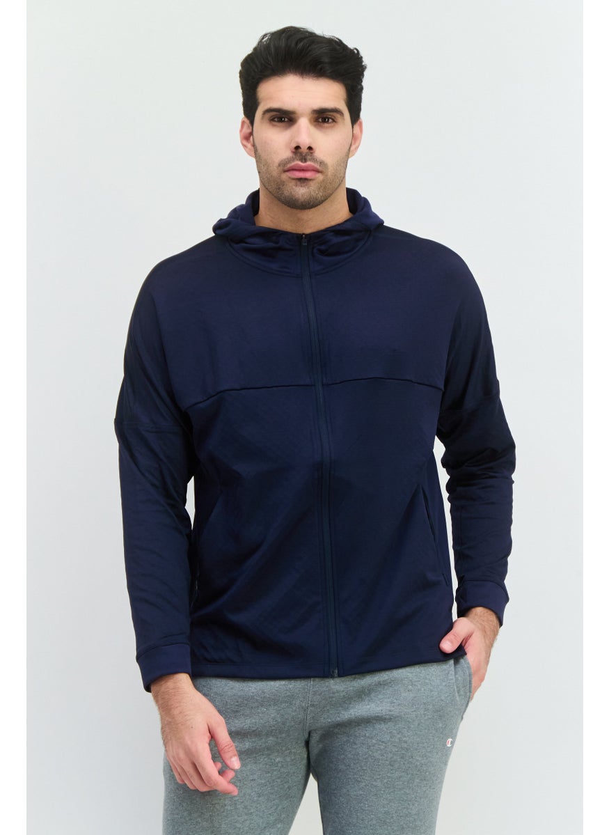 Adidas Men Sportswear Fit Long Sleeves Training Sweatshirt, Dark Navy  - Image 1