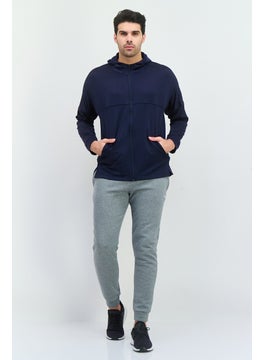 Adidas Men Sportswear Fit Long Sleeves Training Sweatshirt, Dark Navy  - Image 4