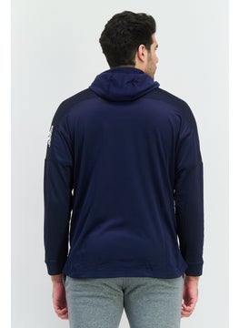 Adidas Men Sportswear Fit Long Sleeves Training Sweatshirt, Dark Navy  - Image 2