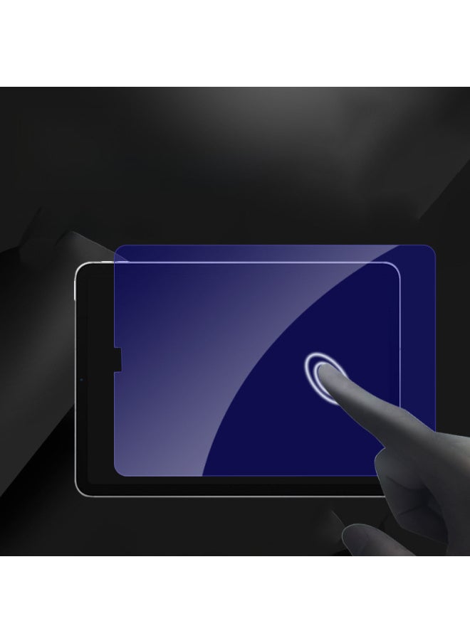 Generic - Suitable For IPAD Air/pro2024 Screen Protector 11/10.2/10.5/10.9 Inch Flat Tempered-Color:ipad Pro-2017-10.5 Inch-Dimensions:Violet Arc Edge ] - Image 1