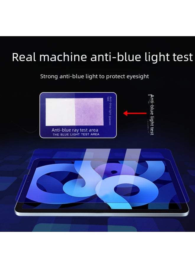 Generic - Suitable For IPAD Air/pro2024 Screen Protector 11/10.2/10.5/10.9 Inch Flat Tempered-Color:ipad Pro-2017-10.5 Inch-Dimensions:Violet Arc Edge ] - Image 1