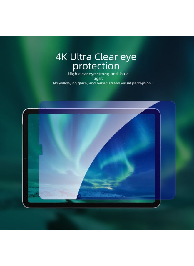 Generic - Suitable For IPAD Air/pro2024 Screen Protector 11/10.2/10.5/10.9 Inch Flat Tempered-Color:ipad Pro-2017-10.5 Inch-Dimensions:Violet Arc Edge ] - Image 1