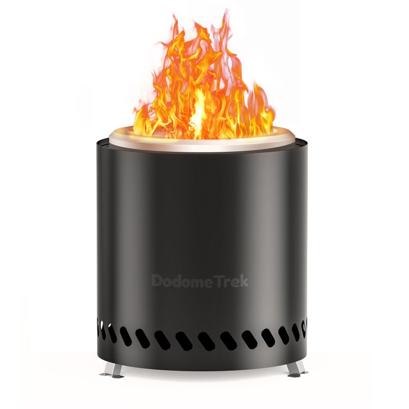 Dodometrek Tabel Top Fire Pit Mini, Portable Firepit Outdoor, 8.7 Inch Tabletop Firepit Inky - Image 1