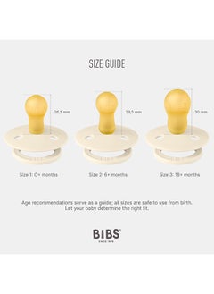 BIBS عبوة من قطعتين من اللاتكس S1 باللونين الأسود والأبيض  - Image 3