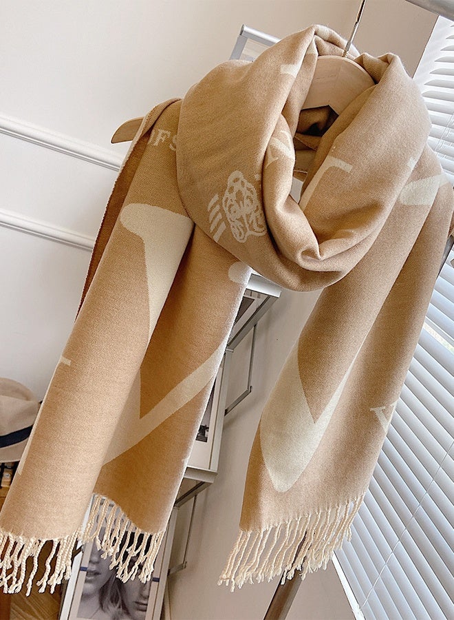 DUNISO Women's Scarves Cashmere Scarves Air-Conditioned Room Shawls Neck Protectors Coat Windbreakers Cardigan Windbreakers Office Warmth Neck Protectors Scarves - Image 5