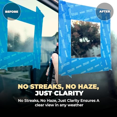 NEXGEN رذاذ نيكجن المضاد للضباب (4 أونصات) - طلاء واقي غير مرئي - تفصيل سيارات فوري لإنهاء خالي من الخطوط، واضح كالكريستال - مستلزمات تنظيف السيارات - مثالي للنوافذ الأمامية، المرايا، الخوذ والمزيد - Image 3