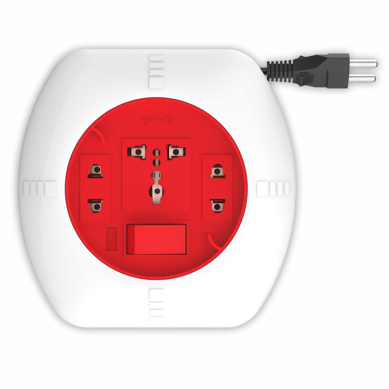 Fybros Fusion 2 Pin Extension Cord, Extension Box, Power Strip with International Sockets Extension Board,6 AMP Output,2 Year Warranty, 5 Meter Heavy Duty Cable, Surge and Spike Guard - Made in India - Image 5