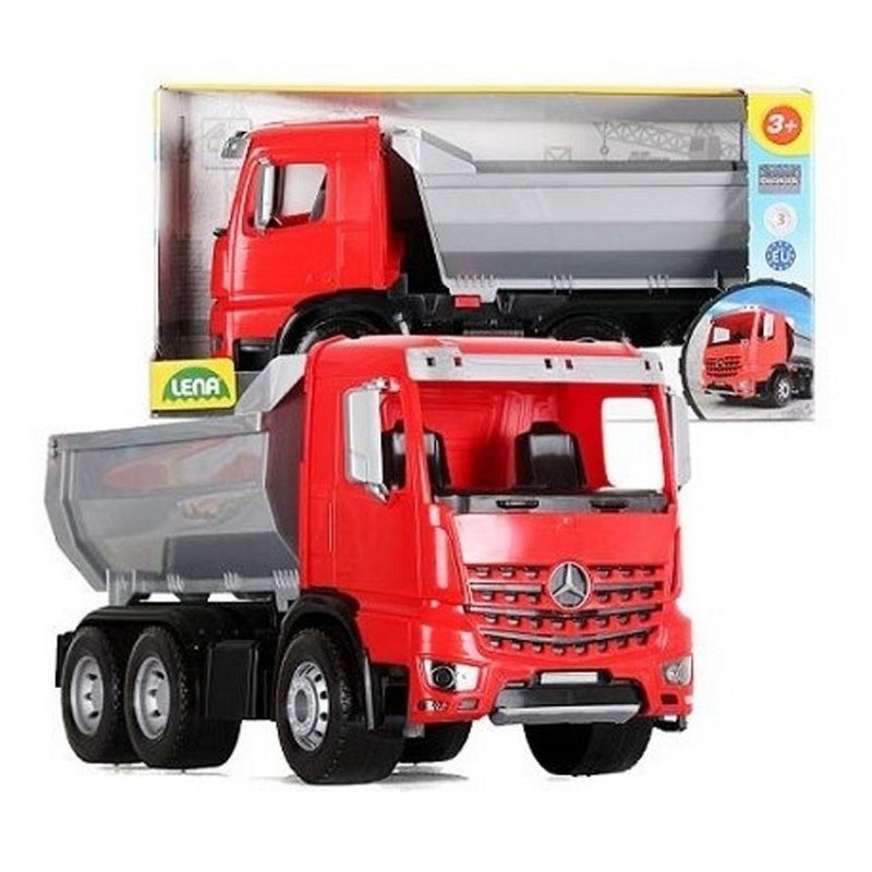 LENA Worxx Dump Truck Arocs Open Box 4610
