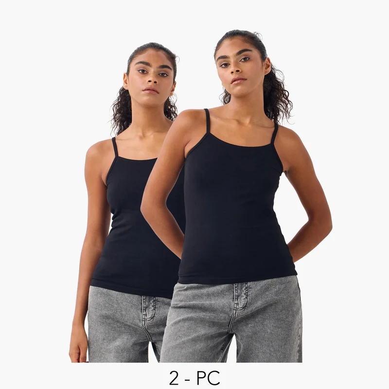 سبلاش فيڤ Set of 2 - Scoop Neck Camisole