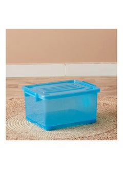 Rolling Storage Box with Wheels and Lid 15 Liter