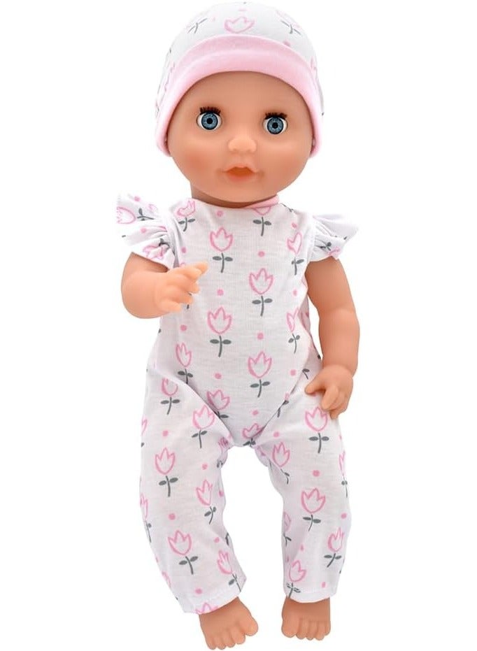 dolls world Baby Tinkles18 inch Baby With Sleeping Eyes & Sounds, Gift for kids of Age above 3 years - Image 3